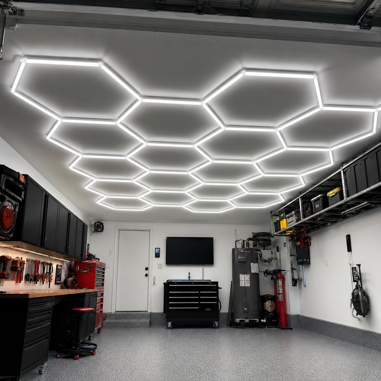 Hexagonal lighting